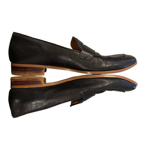 Franco Sarto Cosmo black leather loafers, women’s size 8.5 - Picture 5 of 8